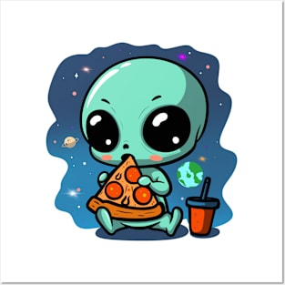 I Want to Belive...in Pizza, Alien Posters and Art